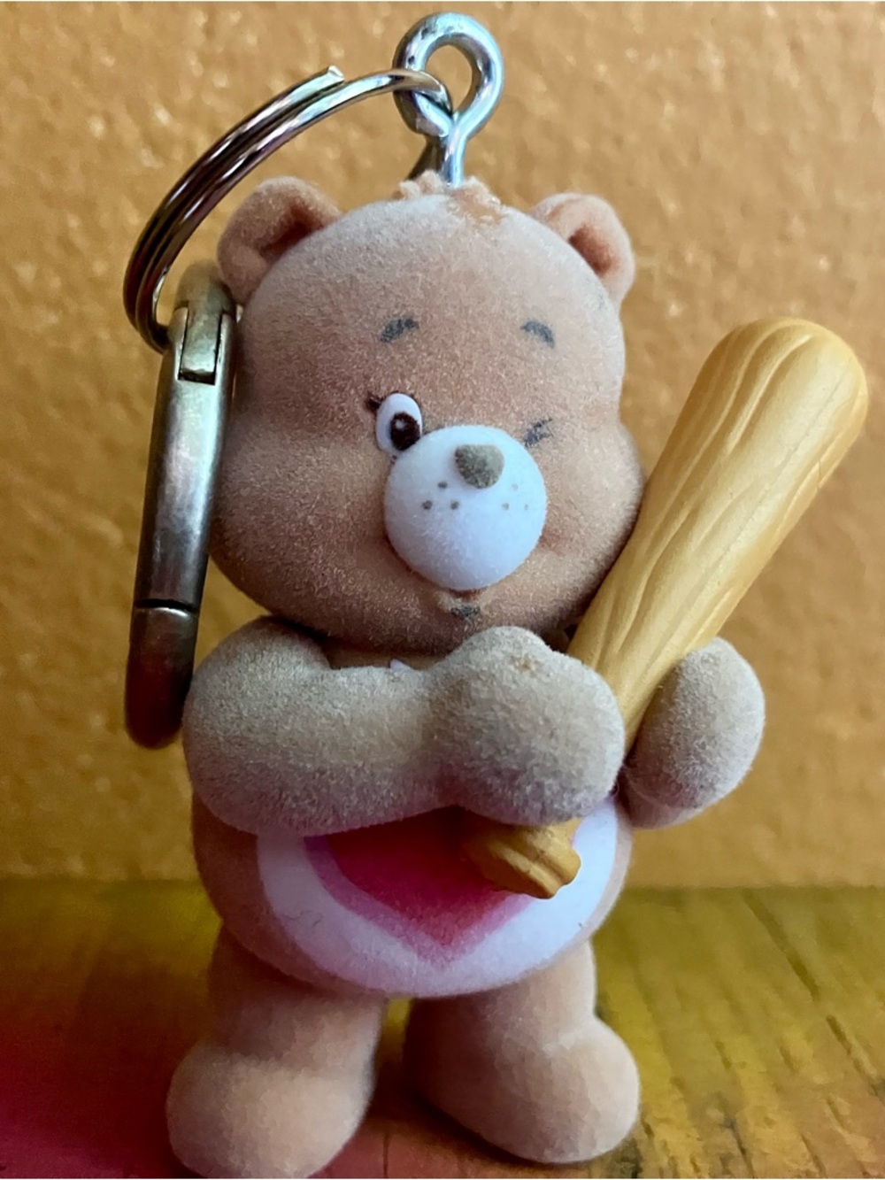 Tenderheart Carebear handmade keychain